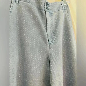 Young Fabulous & Broke Rhinestone Ryker Pants Size Medium